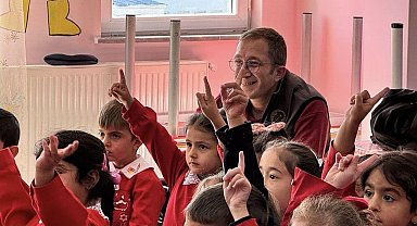 Kars'ta çocuklara doğa ve hayvanları korumanın önemi anlatıldı
