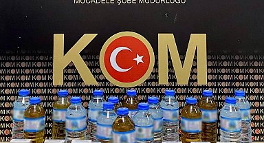 Kars'ta kaçak içki operasyonu