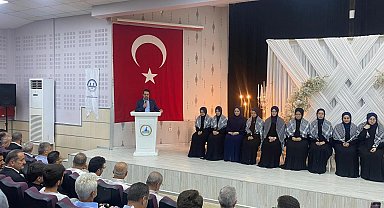 Kartepe'de hafız olan 18 öğrenci için icazet töreni yapıldı