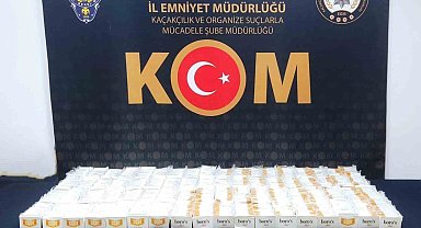 Kastamonu'da 14 bin 400 doldurulmuş makaron ele geçirildi