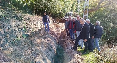 Kaymakam Dr. Nebioğlu köylerde incelemelerde bulundu