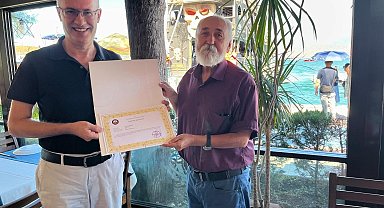 Kaymakam Ertaş'tan teşekkür belgesi