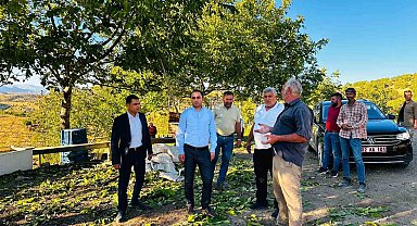 Kaymakam Partal, köyde incelemelerde bulundu