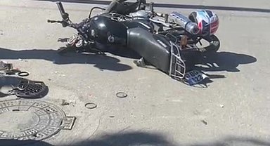 Kazada motorun direksiyonu karnına saplanan genç hayatını kaybetti