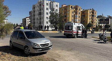 Kilis'te motosiklet ile otomobil çarpıştı:2 yaralı