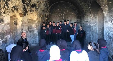 Kiremitlik Tabya'da tarih dersi