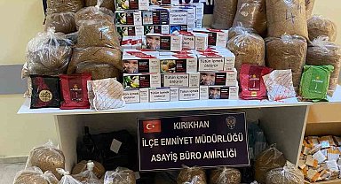 Kırıkhan'da kaçak tütün operasyonu