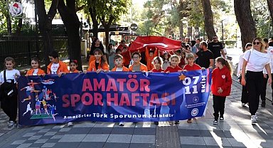 Kırklareli'nde Amatör Spor Haftası yürüyüşle başladı