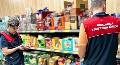 Kırklareli'nde gıda işletmeleri denetlendi