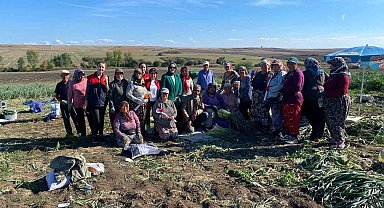 Kırklareli'nde "Dünya Kadın Çiftçiler Günü" tarlada kutlandı