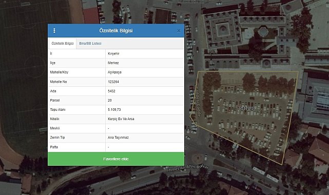 Kırşehir Belediyesi binası tapu sorgusunda 'kerpiç ev' çıktı