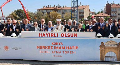 Konya Merkez İmam Hatip Lisesinin temeli atıldı