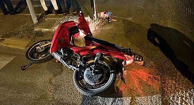 Konya'da otomobille çarpışan elektrikli bisikletin sürücüsü yaralandı