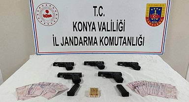 Konya'da silah kaçakçılarına operasyon