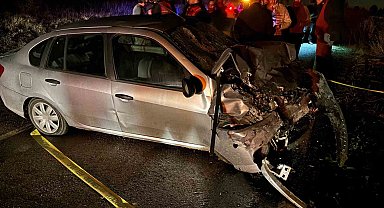 Köy yolunda feci kaza: 6 yaralı