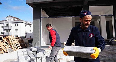 Kullanım ömrü biten taşlar yenilendi