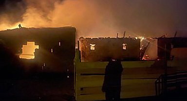 Kulu'da çıkan yangın itfaiye ekipleri tarafından söndürüldü