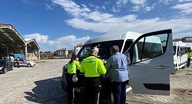 Kulu'da okul servislerine denetim