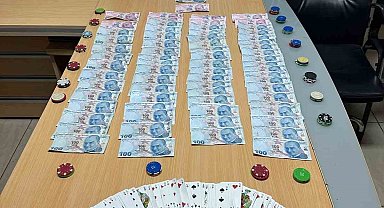 Kumarhaneye dönüşen eve polis baskını