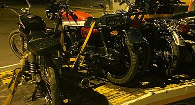 Kurallara uymayan 3 bin 788 motosiklet sürücüsüne cezai işlem uygulandı