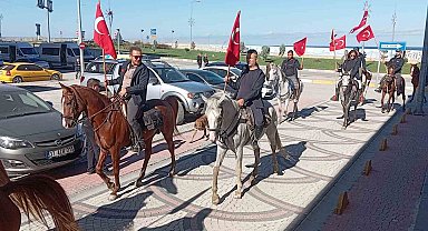 Kurtuluş Savaşı'nın simgesi İstiklal Yolu'nda anlamlı sürüş