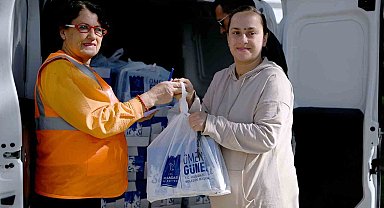 Kuşadası Belediyesi'nin süt desteği yüzleri güldürüyor