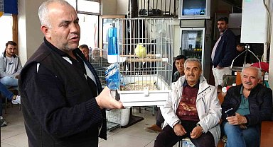 Kütahya'da kuş meraklıları mezatta buluşuyor