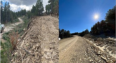 Kütahya'da orman yangınları riskini azaltma çalışmaları