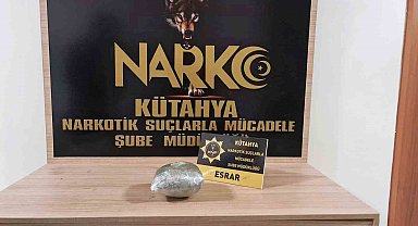 Kütahya'da otobüste uyuşturucu ile yakalanan yolcu tutuklandı