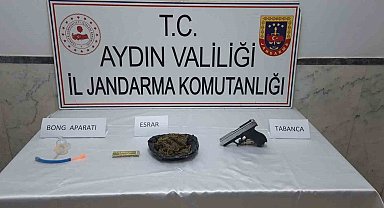 Kuyucak'ta 3 uyuşturucu şüphelisi yakalandı