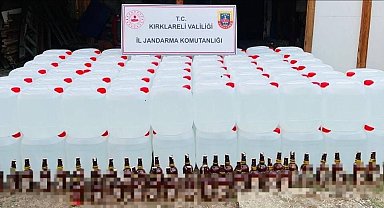Lüleburgaz'da 3 bin 360 litre etil alkol ele geçirildi, 2 kişi yakalandı