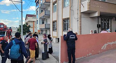 Madde bağımlısı olduğu iddia edilen şahıs evini yaktı