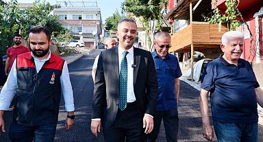 Mahalle sakinlerinden Başkan Toptaş'a teşekkür