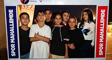 Mahalleli sporla buluştu