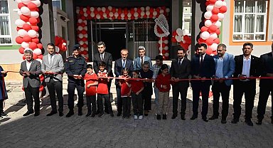 Malatya'da tamamlanan okulun açılışı yapıldı