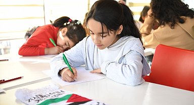 Malatyalı çocuklardan dünyaya barış çağrısı