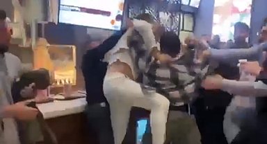 Maltepe'de sipariş kavgasında yumruklar havada uçuştu