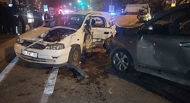 Maltepe'de trafik kazası: 2 yaralı