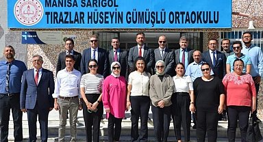Manisa Milli Eğitim Müdürü Sarıgöl'de incelemede bulundu
