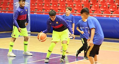 Manisa'da spor yoluyla kardeşliği pekiştirdiler