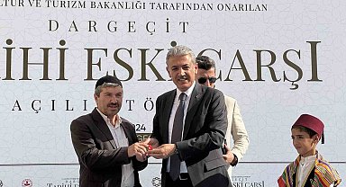 Mardin'de restorasyonu tamamlanan 400 yıllık Süryani Çarşısı açıldı