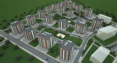 Melikgazi'de 104 daire ve 7 dükkan için kat karşılığı ihale düzenlenecek