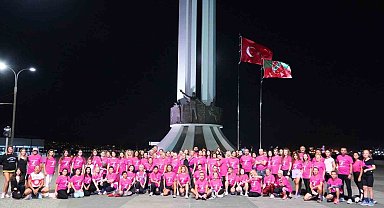 Meme kanseri için önce yürüdüler sonra bilgilendirdiler