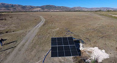 Meraya güneş enerjili sondaj kuyusu açıldı