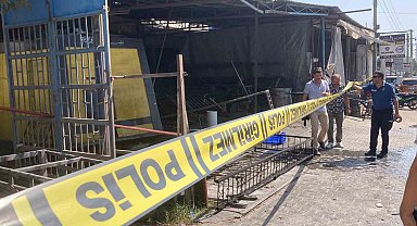 Mersin'de boya atölyesinde patlama: 1'i ağır 3 yaralı