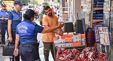 Mersin'de kaldırım işgallerine izin verilmiyor