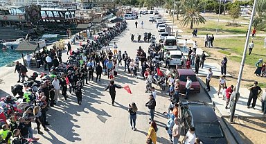 Mersinli motorcular, 29 Ekim coşkusunu bu yıl Silifke'de yaşadı