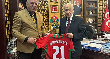 MHP Diyarbakır İl Başkanı ve Diyarbakırspor Kulüp Başkanından Bahçeli'ye ziyaret