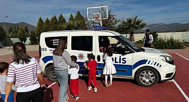Milas'ta miniklere polislik mesleği tanıtıldı