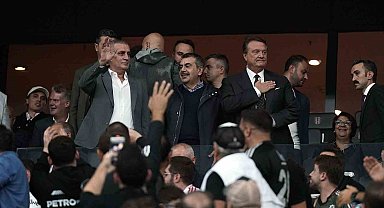 Milli Eğitim Bakanı Yusuf Tekin ile TFF Başkanı Hacıosmanoğlu, Tüpraş Stadyumu'nda